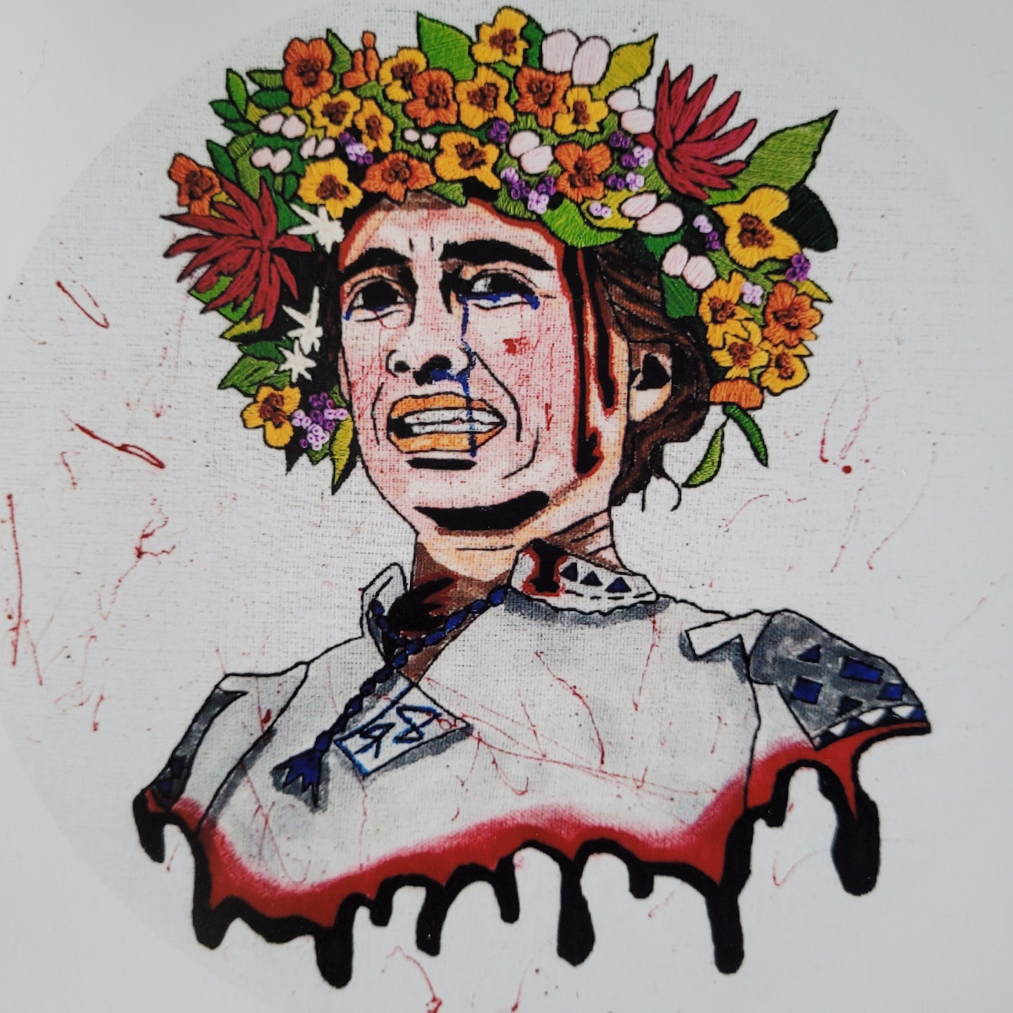 Midsommar | 6x6 Matte Embroidery Art Print