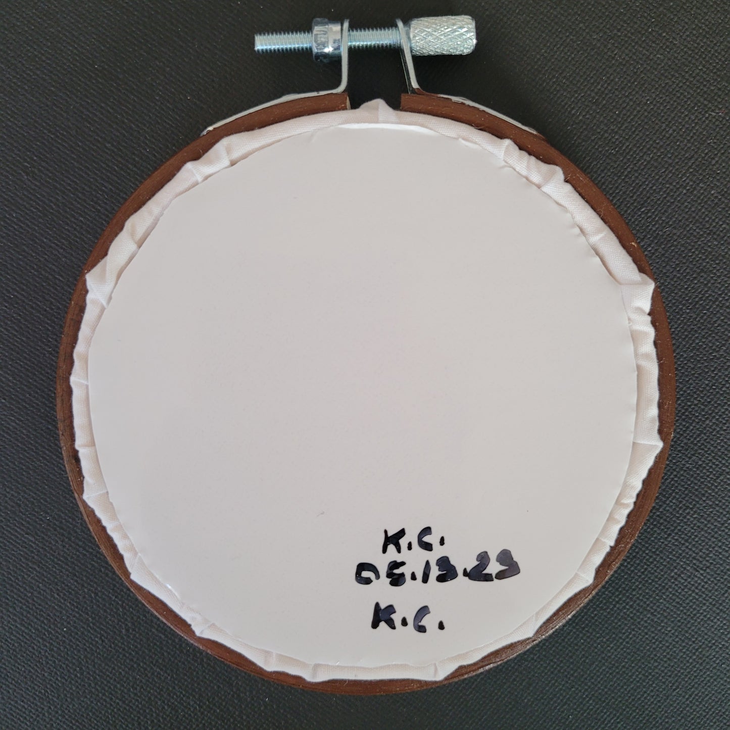 Death Moth | 4inch Embroidery Hoop