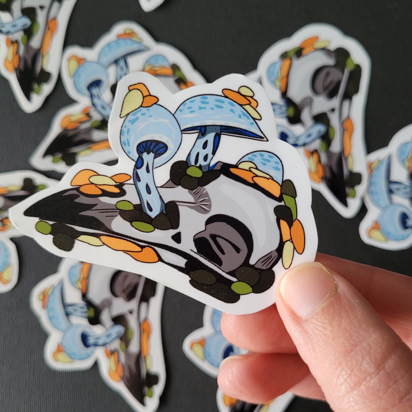 Indigo Milkcap | Waterproof Vinyl Sticker