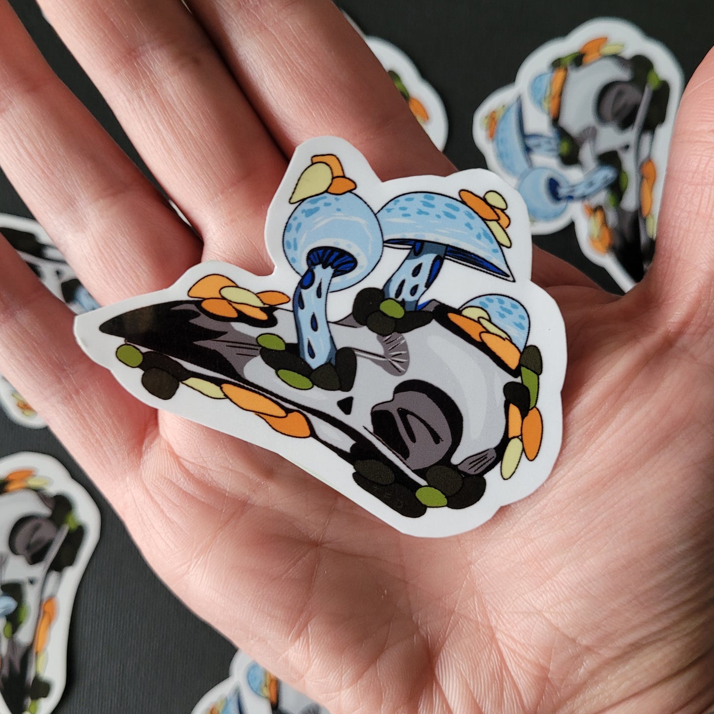 Indigo Milkcap | Waterproof Vinyl Sticker