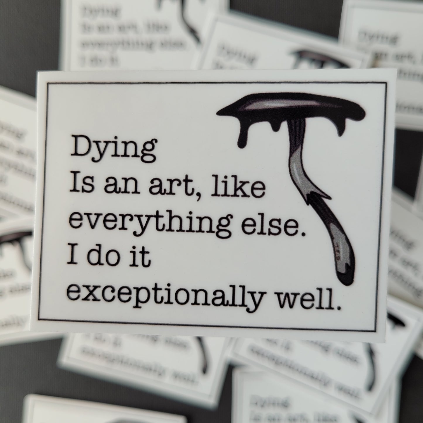 Lady Lazarus | Waterproof Vinyl Sticker