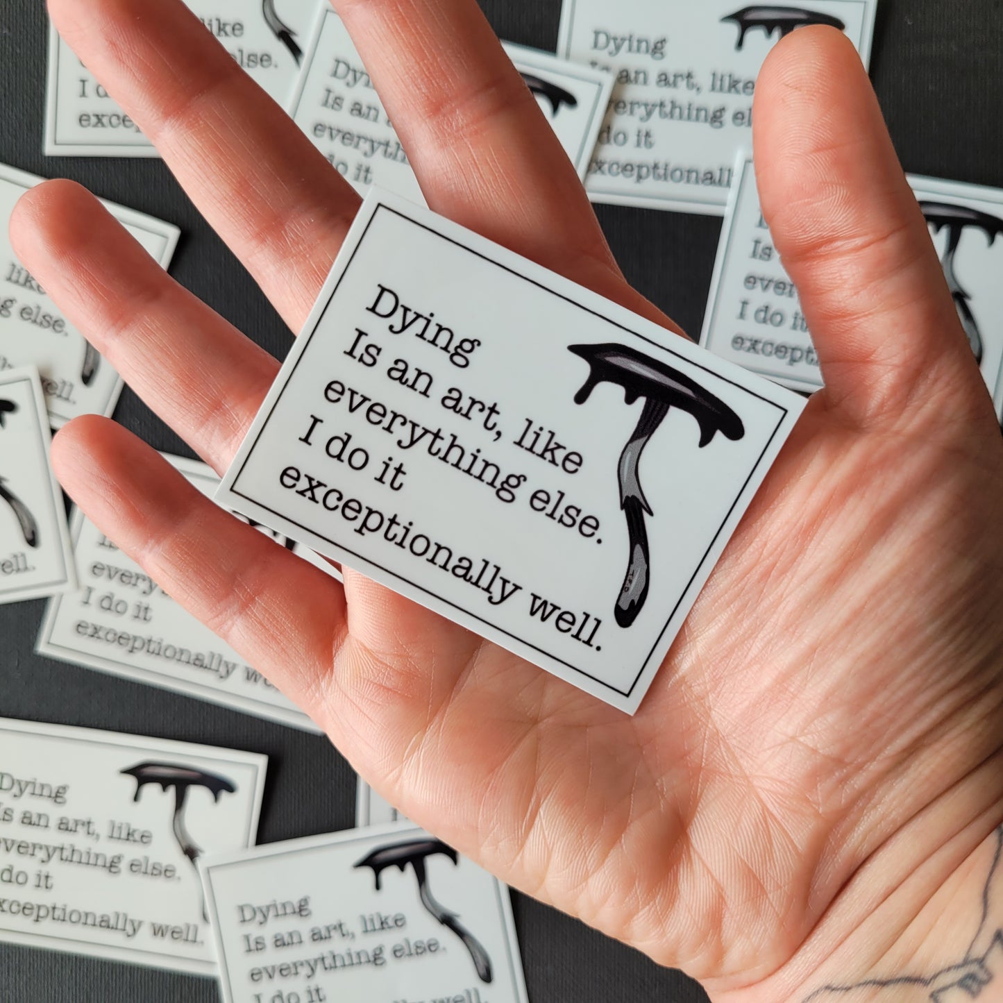 Lady Lazarus | Waterproof Vinyl Sticker