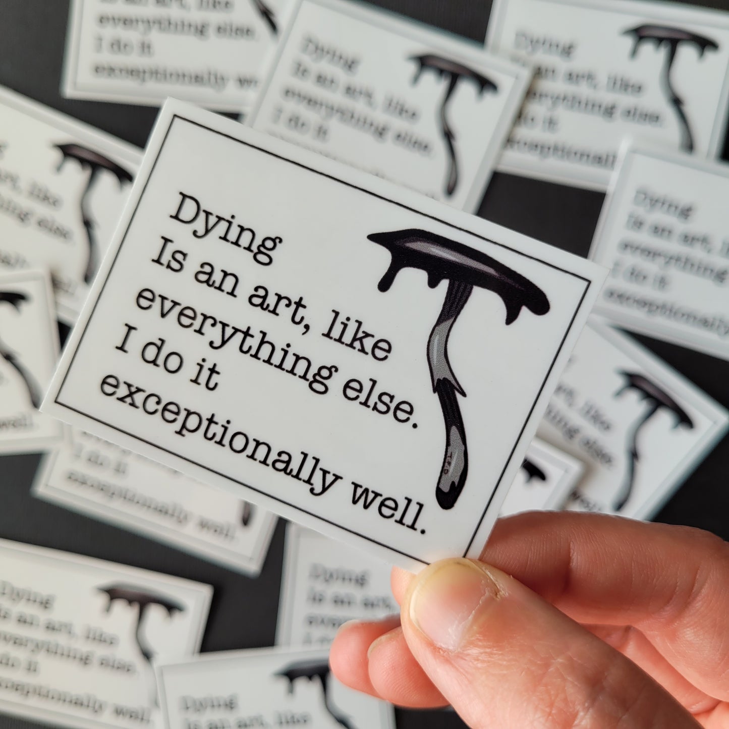 Lady Lazarus | Waterproof Vinyl Sticker