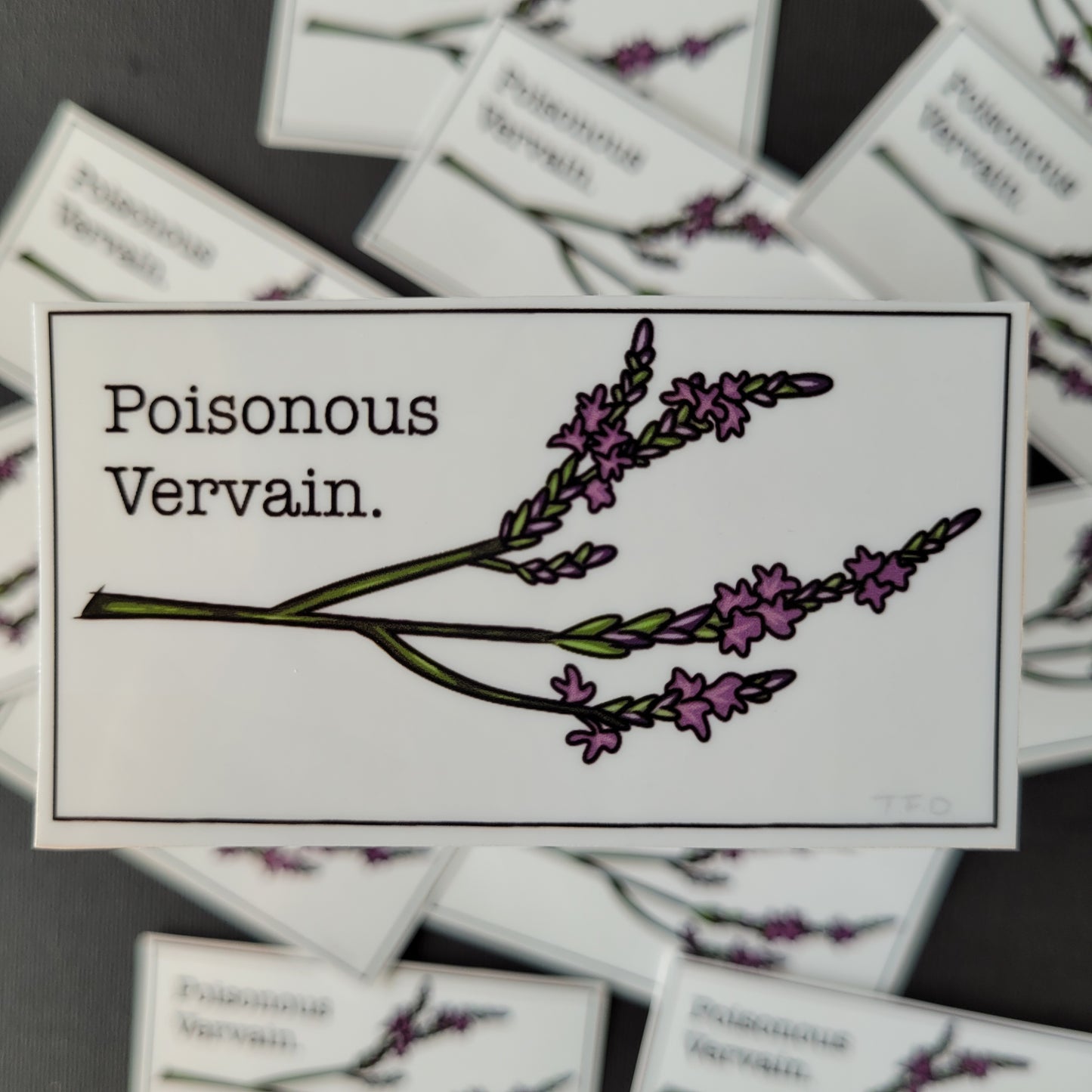 Vervain | Waterproof Vinyl Sticker