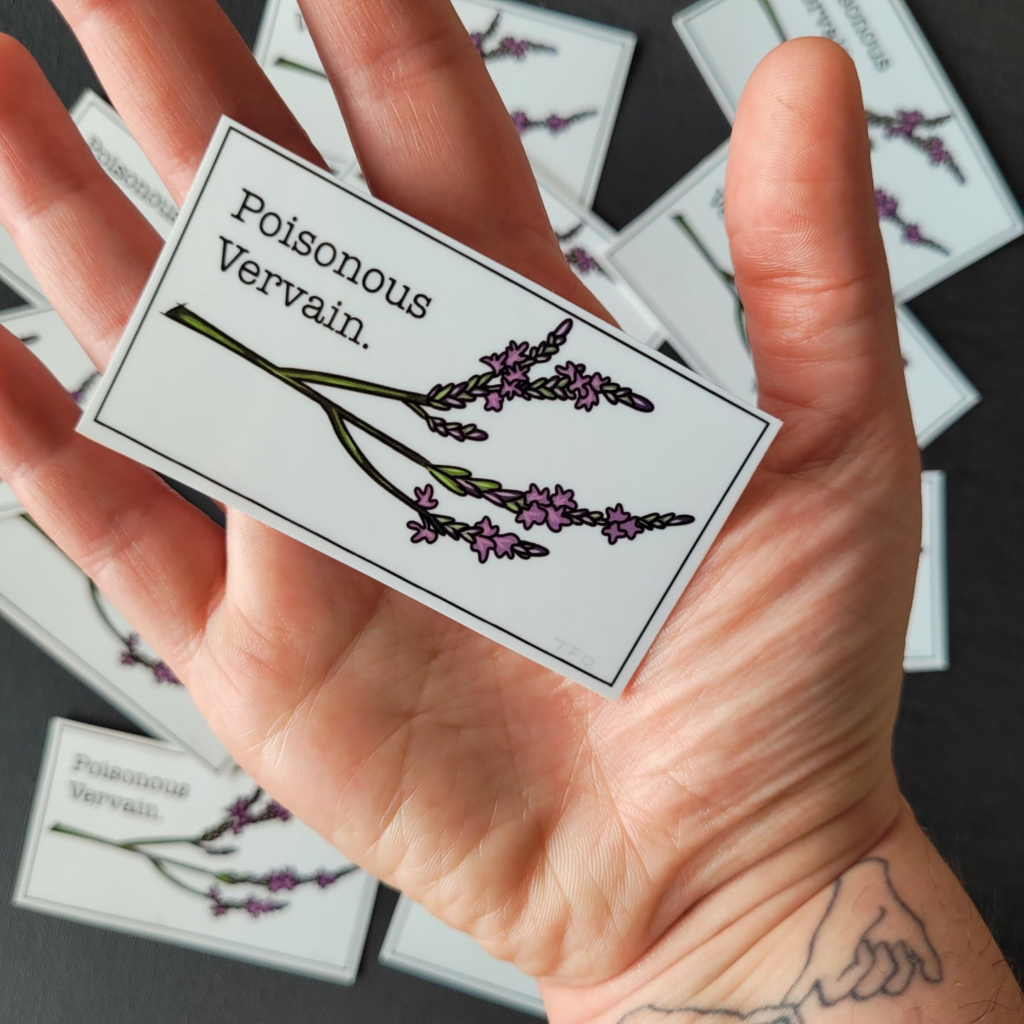 Vervain | Waterproof Vinyl Sticker