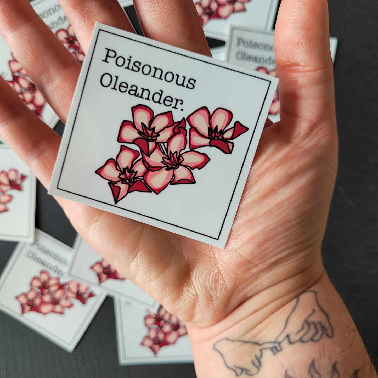 Oleander | Waterproof Vinyl Sticker