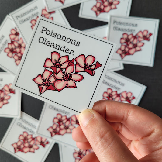 Oleander | Waterproof Vinyl Sticker