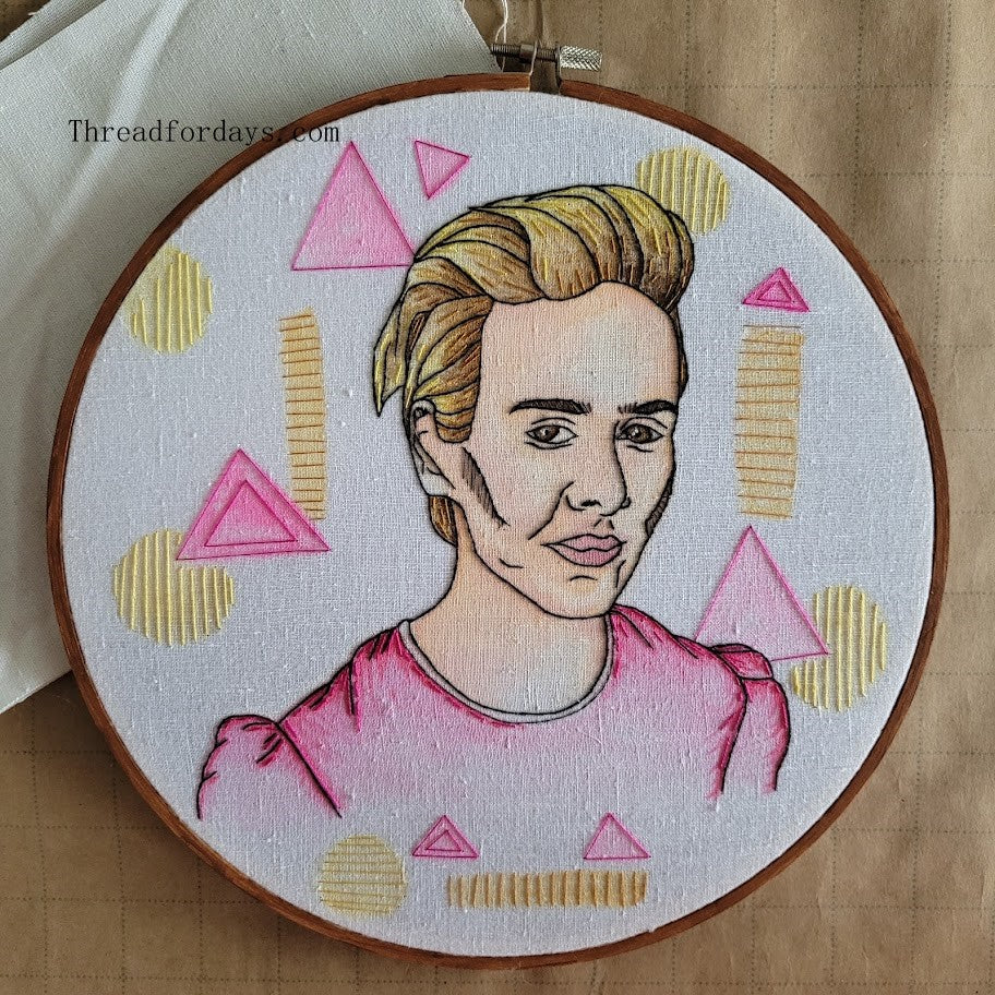 front of sarah paulson hoop