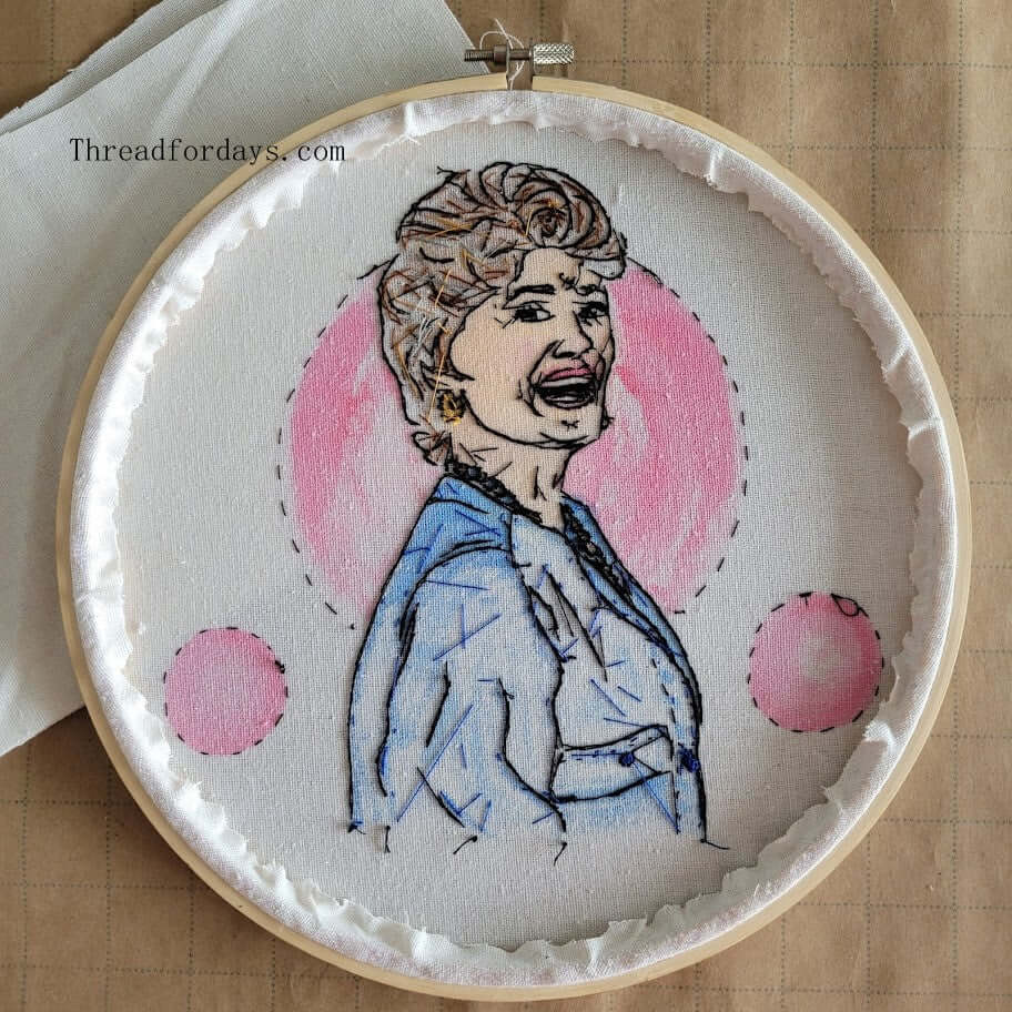 back of blanche hoop