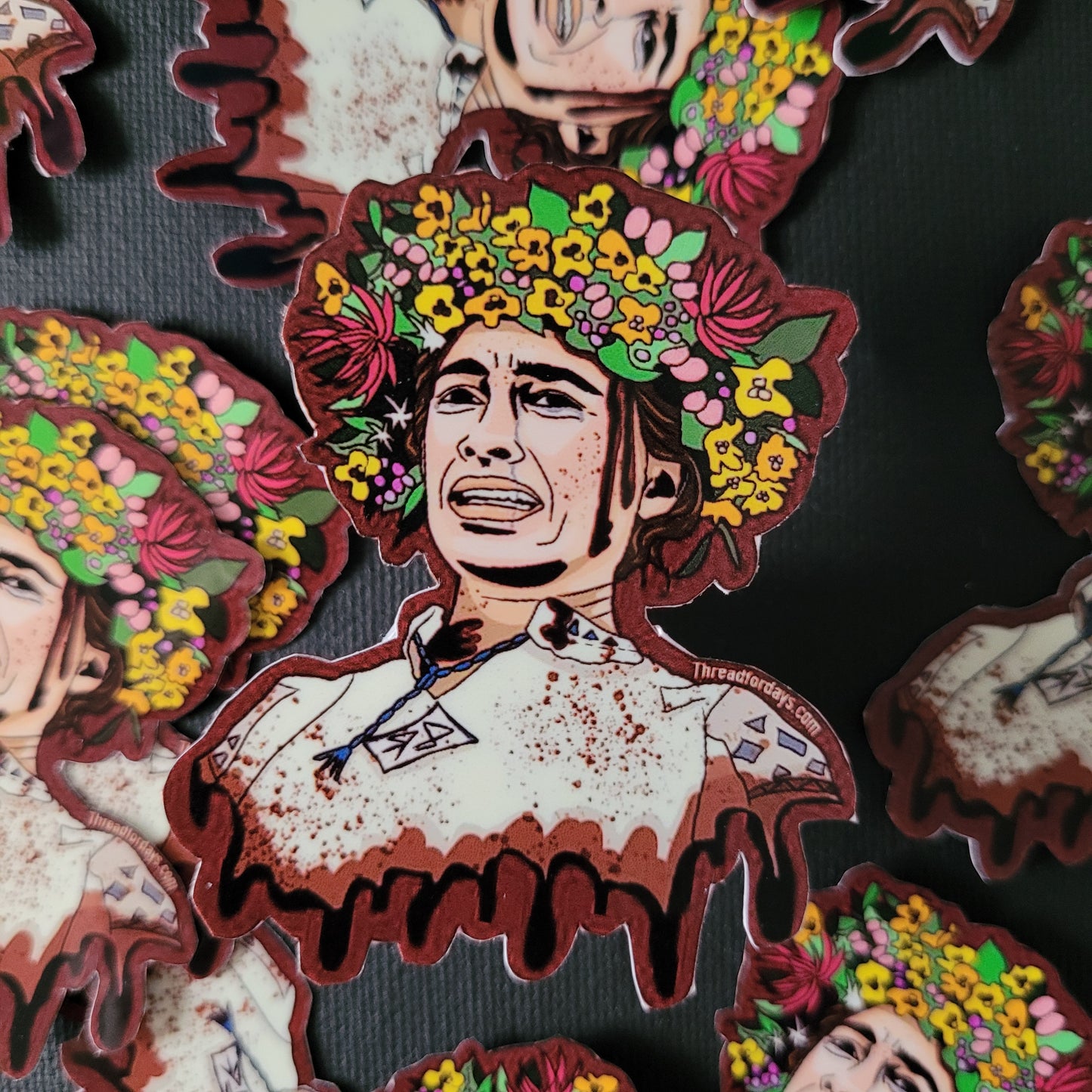 midsommar sticker close up