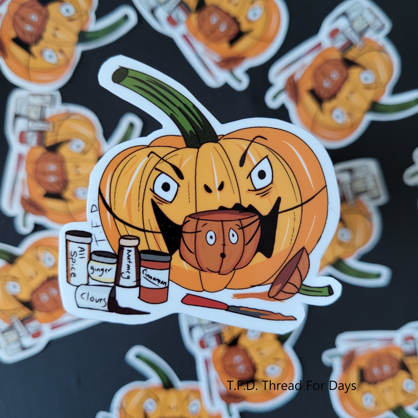 close up silence of the yams sticker