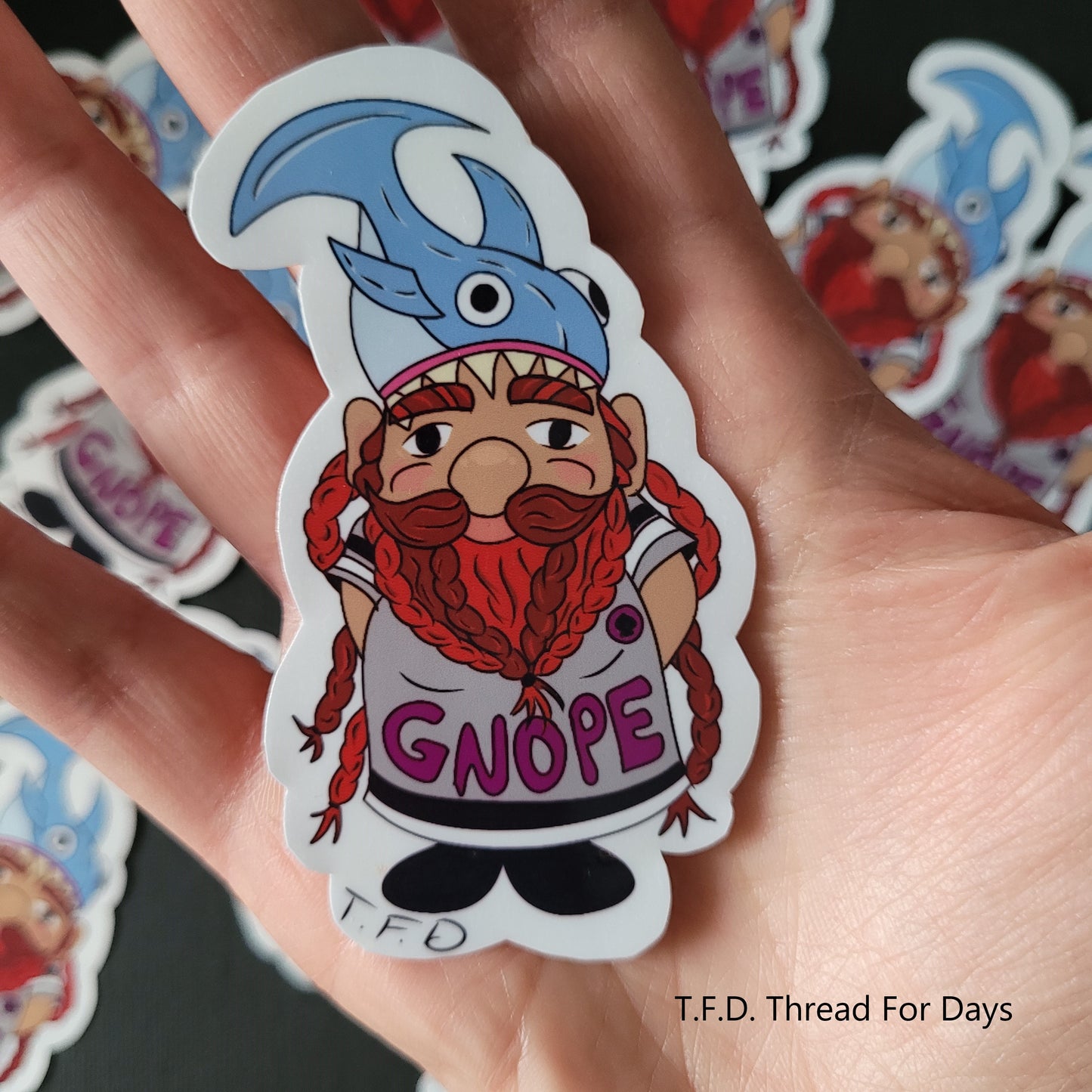 Ace Gnomosexual | Waterproof Vinyl Sticker