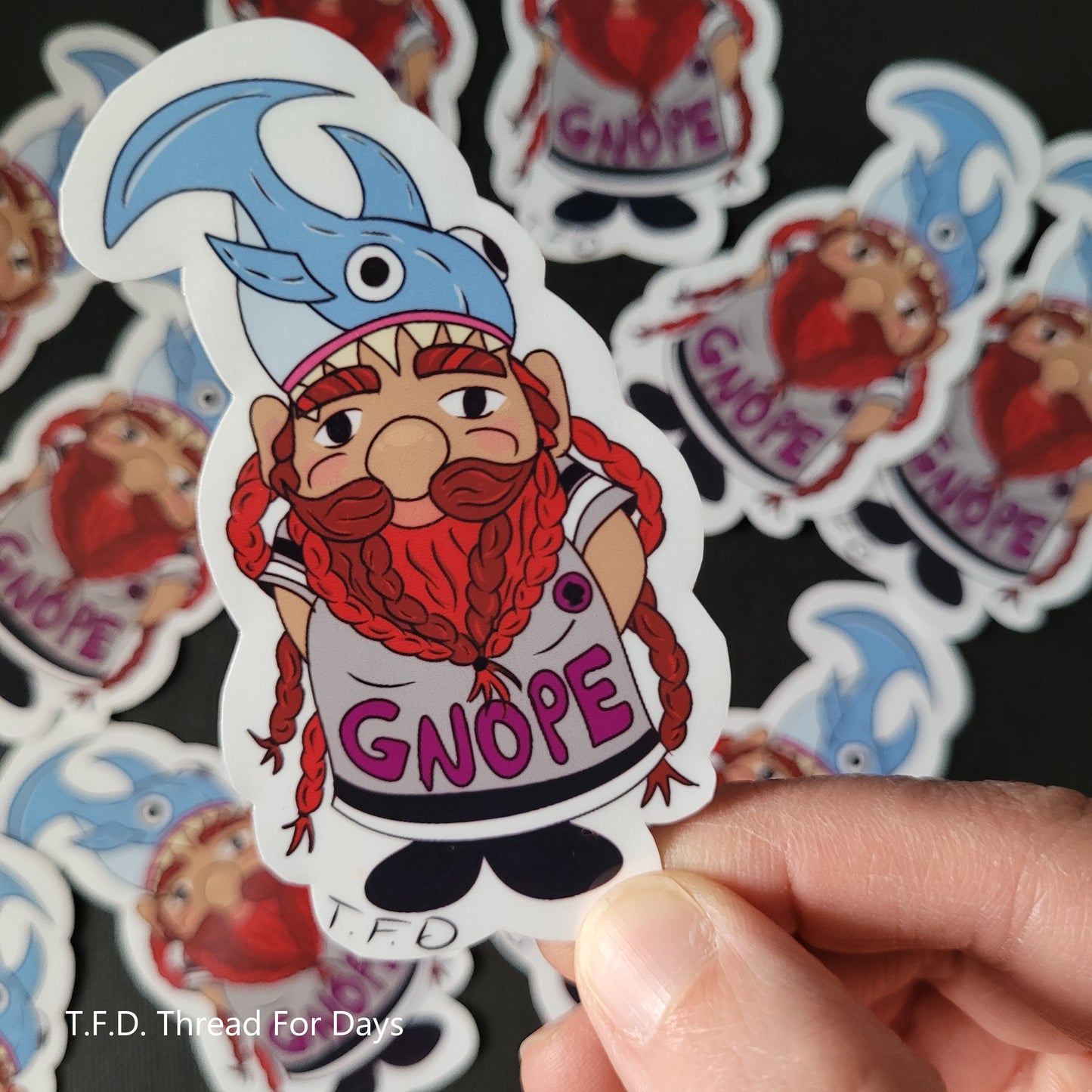 Ace Gnomosexual | Waterproof Vinyl Sticker