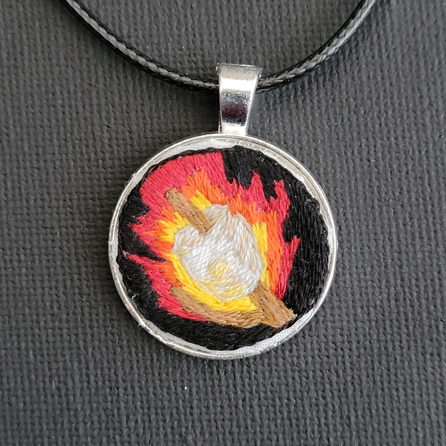 Embroidered Pendants