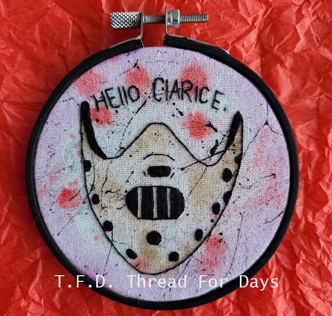 hannibal hoop on red background
