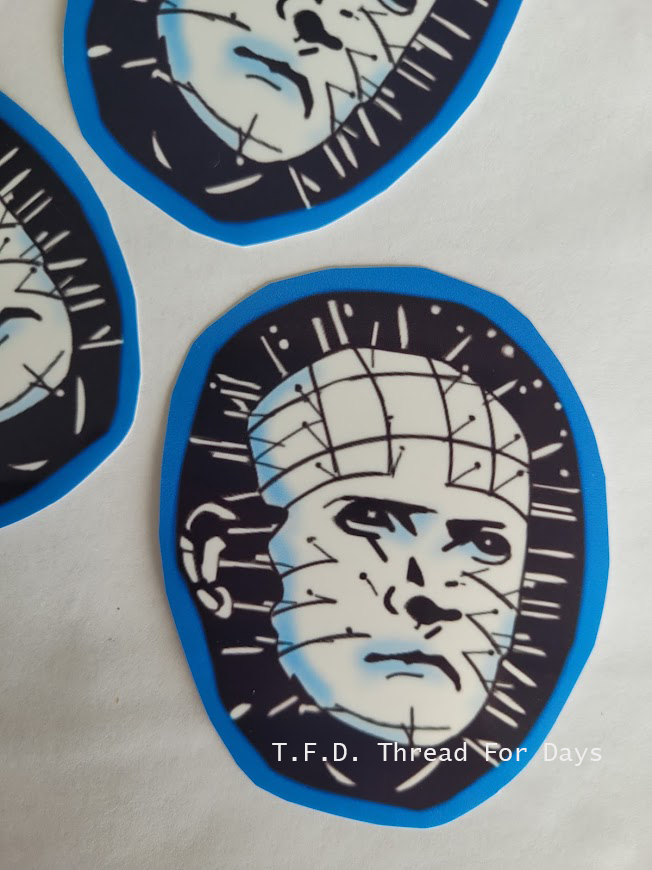 pinhead sticker white background