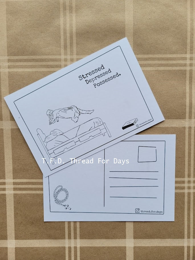 front and back of postcard