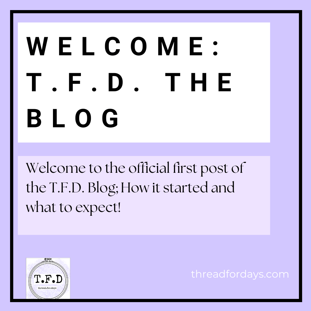 Welcome T.F.D. The Blog. Welcome to the official fitst post of the T.F.D. Blog: how it started and what to expect!