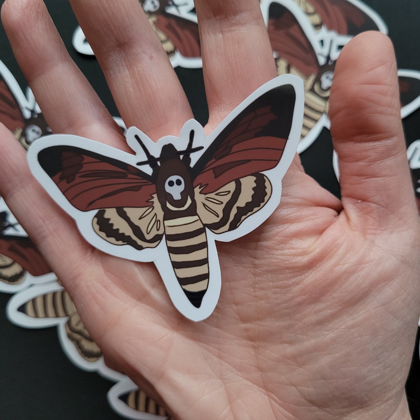 Death Moth | Waterproof Vinyl Sticker