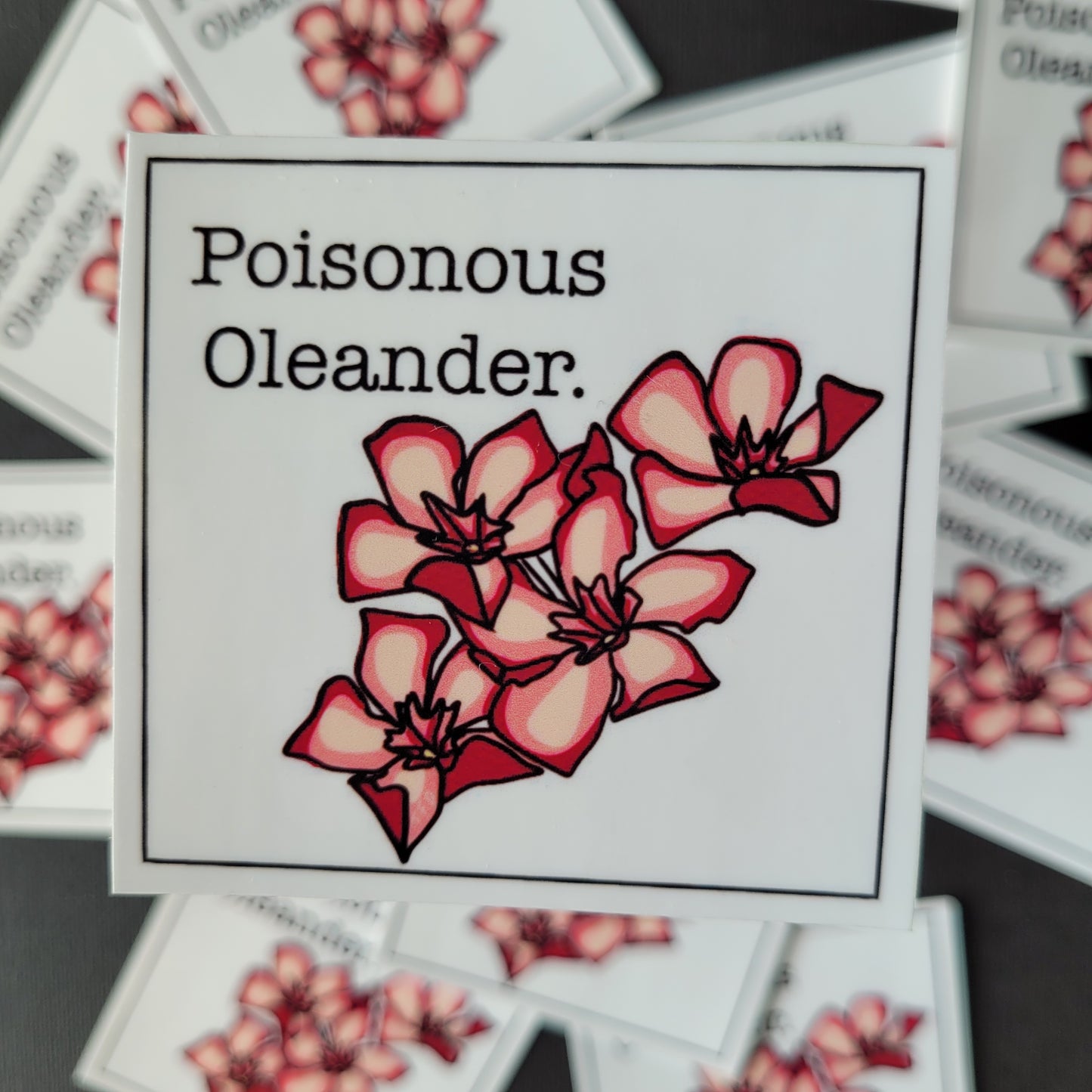 Oleander | Waterproof Vinyl Sticker