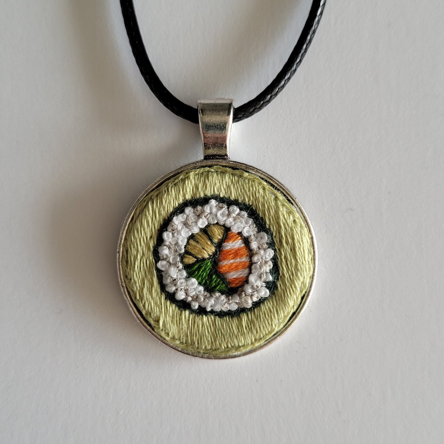 Embroidered Pendants