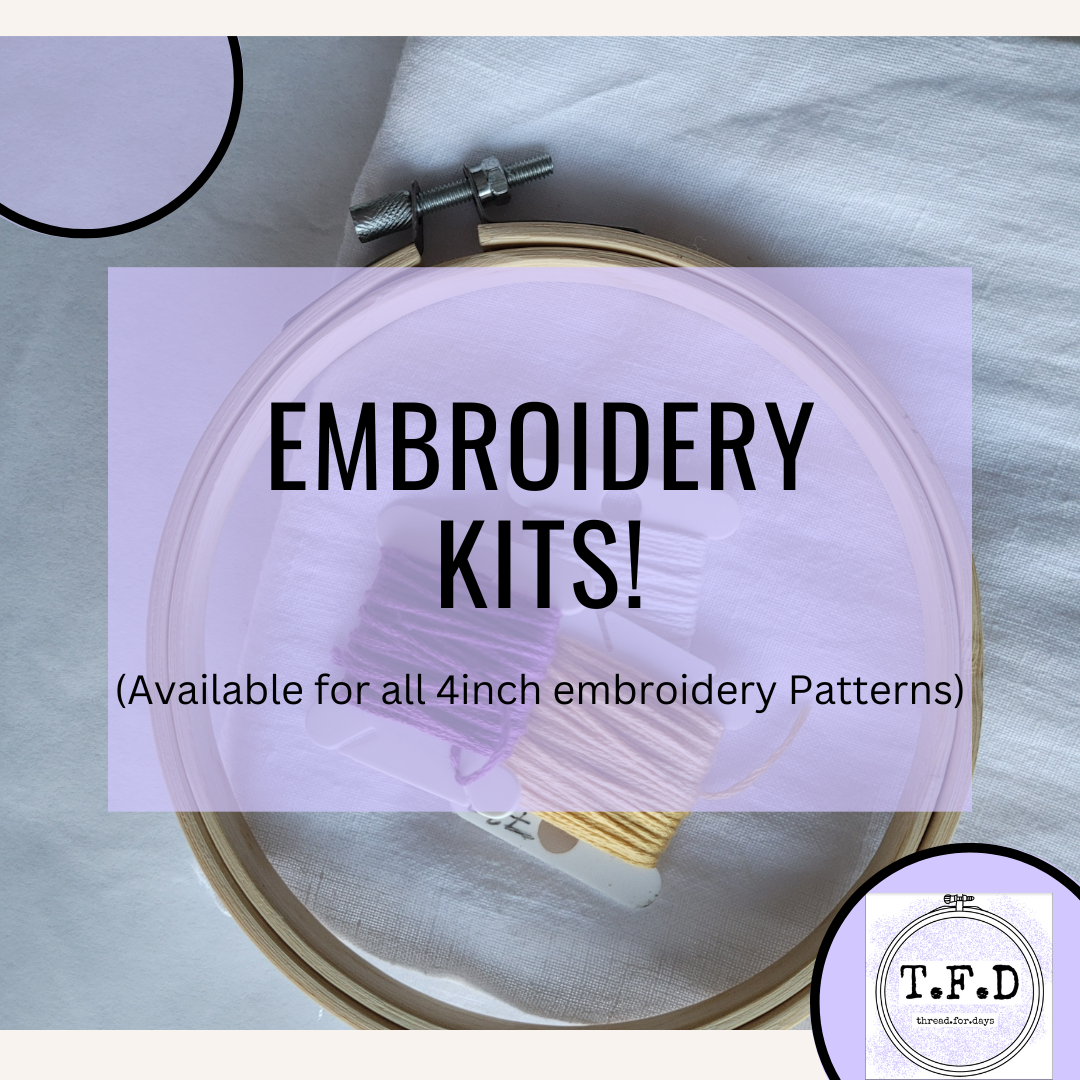 Embroidery Kits | 4inch hoops
